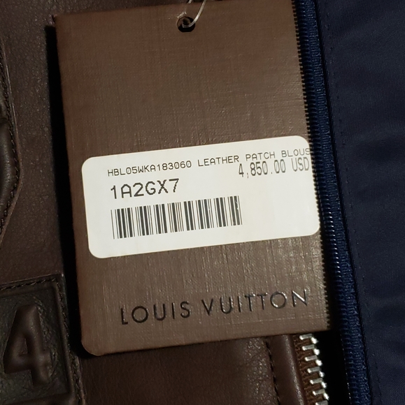 Louis Vuitton Leather Patch Blouson Biker Jacket - Picture 7 of 12